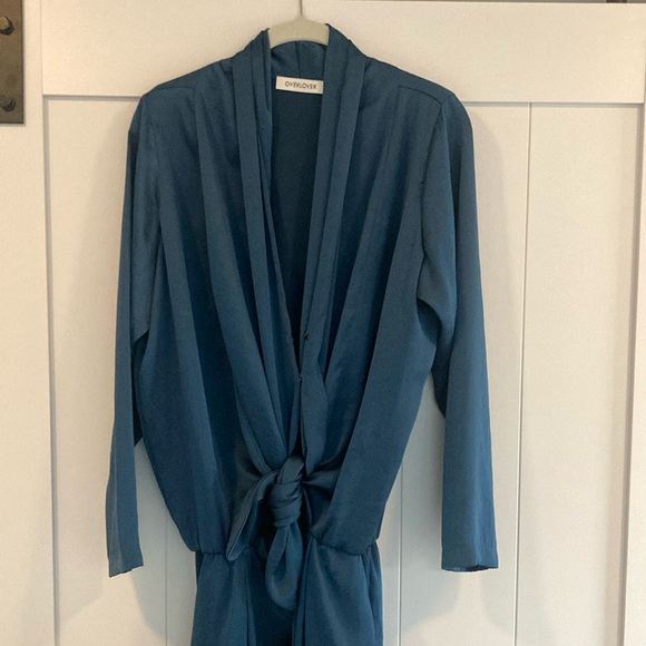 Overlover Stina Stone Blue Jumpsuit, XS - Picture 6 of 13